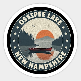 Ossipee Lake New Hampshire Sunset Sticker